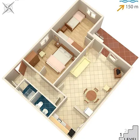 Seaside House Okrug Donji, Ciovo - 2403 *